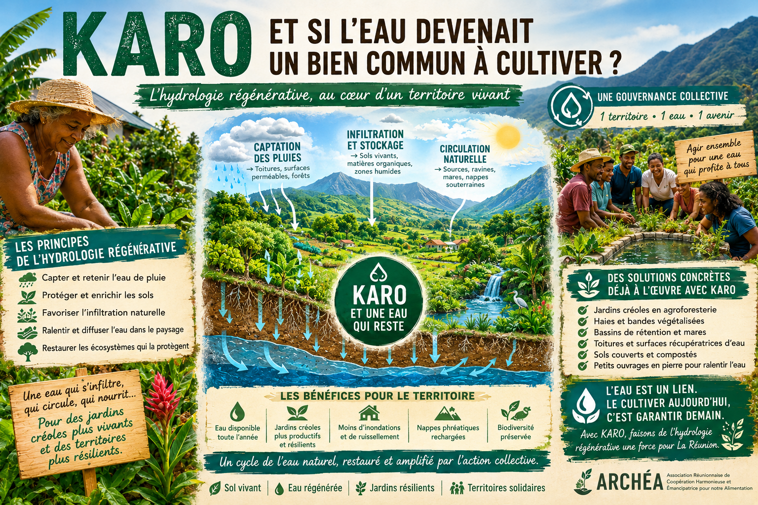 KARO et l&rsquo;hydrologie régénérative : faire de l&rsquo;eau une boucle vivante plutôt qu&rsquo;une ressource à extraire